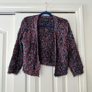Like new cardigan chenille sweater, from Anthropologie, warm and stylish